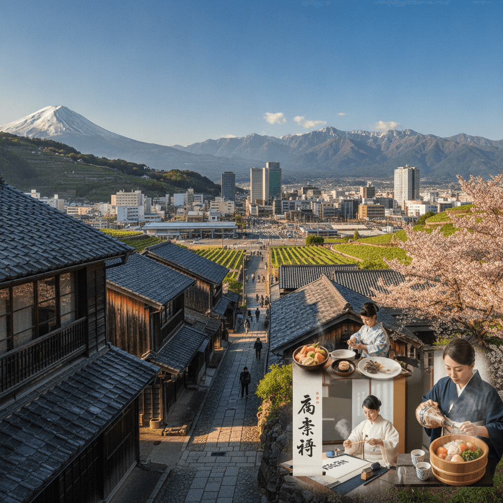 山梨甲府観光モデルコース徹底解説!老舗視点で巡る五感の旅