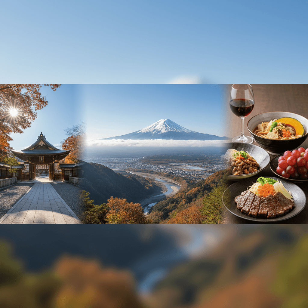 山梨甲府観光モデルコース徹底解説!歴史・絶景・美食を巡る旅の決定版