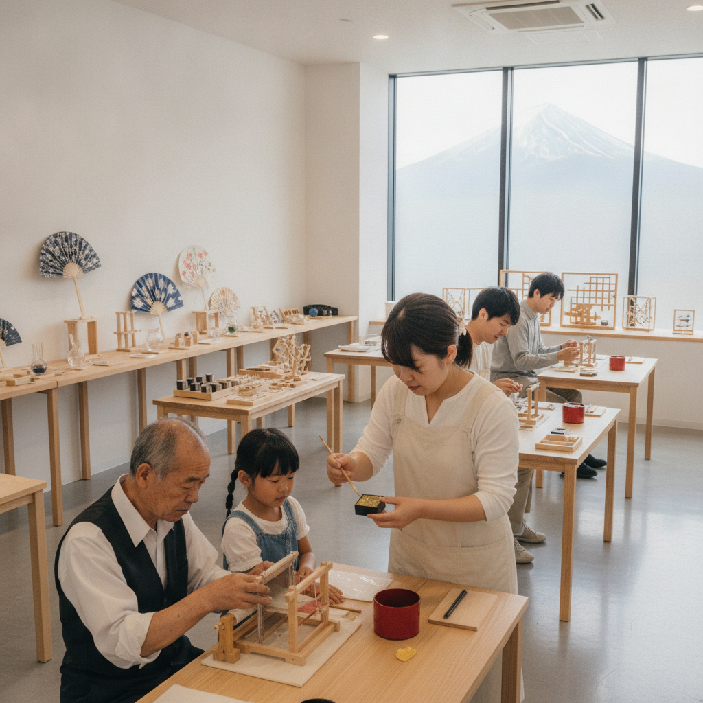 甲府で、日本の伝統的な職人技や工芸品に触れることができる体験ツアーはありますか？